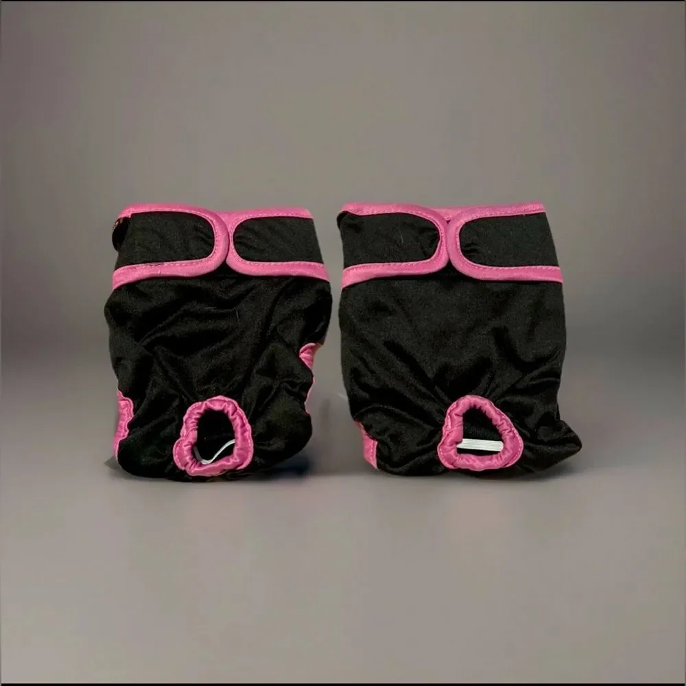 FunnyDog Female Dog Diapers Small – Set of 2